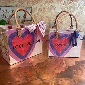 Louis Vuitton Multicolor Heart Tote